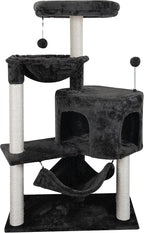 YUNIQUE Cat Tree with Cat Condo and Big Hammock by YUNIQUE