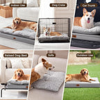 2-Pack XL Waterproof Dog Bed Large Size Dogs, Plush Cushion & Orthopedic - Image 8