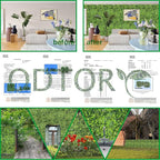 Artificial Plant Wall Roll: 48 X120 in UV-Anti Ivy Privacy Fence Screen Faux - Image 6