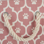 Bone Dry 6192 Pet Storage Collection Lattice Paw Print, Medium Round - Image 4