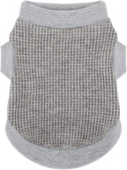 Cozy and Functional Dog Shirts for Small Puppies: Stretchable Grey Attire by Paiaite
