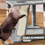 Yaheetech 68.5in Cat Tree for Large Cats, Large Condo, Stable Pet Play House - Image 6