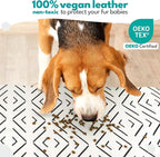 NALALAS Dog Mat for Food and Water, Cat Feeding Mat | Waterproof Dog Bowl Mat | - Image 7