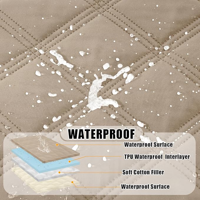 Smiry Waterproof Dog Bed Cover Blanket 40x70, Soft Reversible Pet Blanket - Image 2
