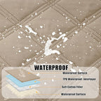 Smiry Waterproof Dog Bed Cover Blanket 40x70, Soft Reversible Pet Blanket - Image 2
