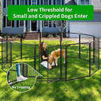 Dog Playpen Outdoor Extra Wide 16 Piece Panels Heavy Duty Dog Fence 40" Height - Image 2