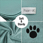 3 Pack Microfiber Dog Towels for Drying Dogs, Super Absorbent and Soft Pet - Image 2