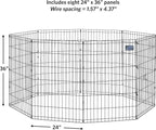 MidWest Homes for Pets Folding Metal Dog Exercise Pen, Indoor/Outdoor Playpen - Image 3