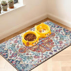 Pet Feeding Mat for Floors Waterproof Dog Mat for Food and Water Absorbent by Unknown