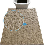 Drymate Cat Litter Box Mat, Litter Trapping Mat, Waterproof, Urine-Proof by Drymate