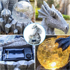 Dragon Solar Garden Statues Outdoor Decoration - Image 6