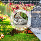 Solar Dog Garden Statues Outdoor Décor- Dog Figurines Solar LED Light Lawn - Image 9