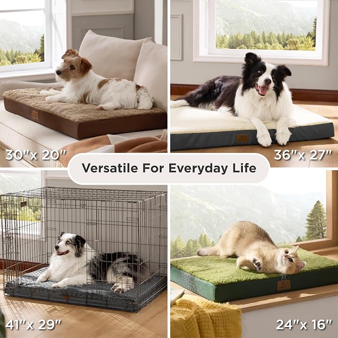 Bedsure XL Dog Beds Large Sized Dog -Comfy Flat Extra Large Pet Beds - Image 8
