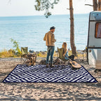 GENIMO Outdoor Rug for Patio Clearance, Reversible Plastic Camping Rugs - Image 7