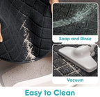 PVC Cat Litter Mat 24" x 15" Inch Black, Less Waste Cat Litter Box Mat - Image 5