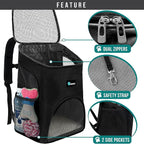 PetAmi Small Dogs and Cat Backpack Carrier, Airline Approved Pet Backpack - Image 3