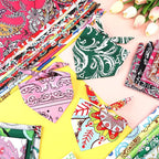 100 Pcs Paisley Dog Bandanas Bulk Pet Bibs Colorful Triangle Scarf Pet Paisley - Image 7
