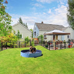 Yaheetech Dog Playpen Outdoor, 32 inch 24 Panels Dog Pen Indoor Heavy Duty - Image 3