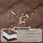 Smiry Waterproof Dog Bed Cover Blanket 82x120, Soft Reversible Pet Blanket - Image 2