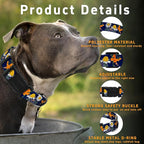 Dog Collar with Butterflies Print, Daisy Boys Girls Puppy Collar - Image 2