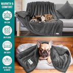 PetAmi Dog Blanket for Bed, XL Pet Blanket Large Dogs, Fleece Furniture Couch - Image 5