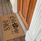Funny Dog Welcome Door Mats, We Hope You Like Dogs Door Mat - Image 4