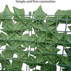 Artificial Fence Privacy Screen: 6FT x 50FT UV-Anti Faux Greenery Backdrop Ivy - Image 3