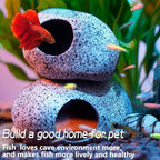 Aquarium Decorations Cave Fish Tank Accessories Rock Decor - Image 4