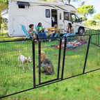 Dog Playpen Outdoor Extra Wide 16 Piece Panels Heavy Duty Dog Fence 47" Height - Image 2