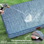 Outdoor Orthopedic Dog Bed for Extra Large Dogs, XL Waterproof Flat Pet Bed - Image 2