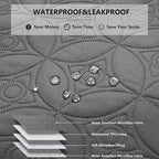 Waterproof Dog Blanket, 30x30 inches Small Pet Couch Covers - Image 2
