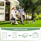 GENIMO 5x8 Outdoor Rug Waterproof, Reversible Mats, Outdoor Area Rug, Plastic - Image 6