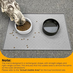 Ptlom Pet Placemat for Dog and Cat, Mat for Prevent Food and Water Overflow - Image 5