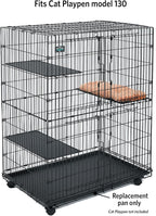 MidWest Homes for Pets 142PAN Replacement Pan for Midwest Cat Cage, 34.5 x 22.5 - Image 3