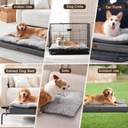 2-Pack XL Waterproof Dog Bed Large Size Dogs, Plush Cushion & Orthopedic - Image 8
