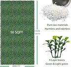 Artificial Boxwood Roll: 60 X 120 in UV-Anti Faux Ivy Boxwood Hedge Leaf Grass - Image 2