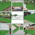 Artificial Ivy Privacy Fence Wall Screen: 48X120 in UV-Anti Faux Greenery - Image 6