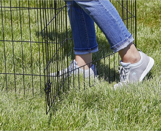 MidWest Homes for Pets Folding Metal Puppy / Dog Exercise Pen, Indoor/Outdoor - Image 4