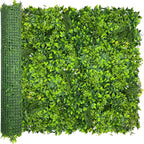 Artificial Plant Wall Roll: 40X120 in UV-Anti Ivy Privacy Fence Screen Faux by ODTORYHOME