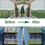 Artificial Fence Privacy Screen: 4FT x 20FT UV-Anti Faux Greenery Backdrop Ivy - Image 4
