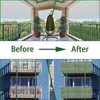 Artificial Fence Privacy Screen: 5FT x 50FT UV-Anti Faux Greenery Backdrop Ivy - Image 4