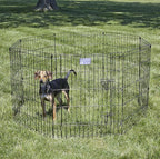 MidWest Homes for Pets Folding Metal Dog Exercise Pen, Indoor/Outdoor Playpen - Image 2